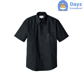 チトセ カラーシャツ 3Lサイズ　ブラック　半袖　LIVIMODE EP5963　ユニホーム ユニフォーム オシャレ シャツ　ユニセックス 男女兼用