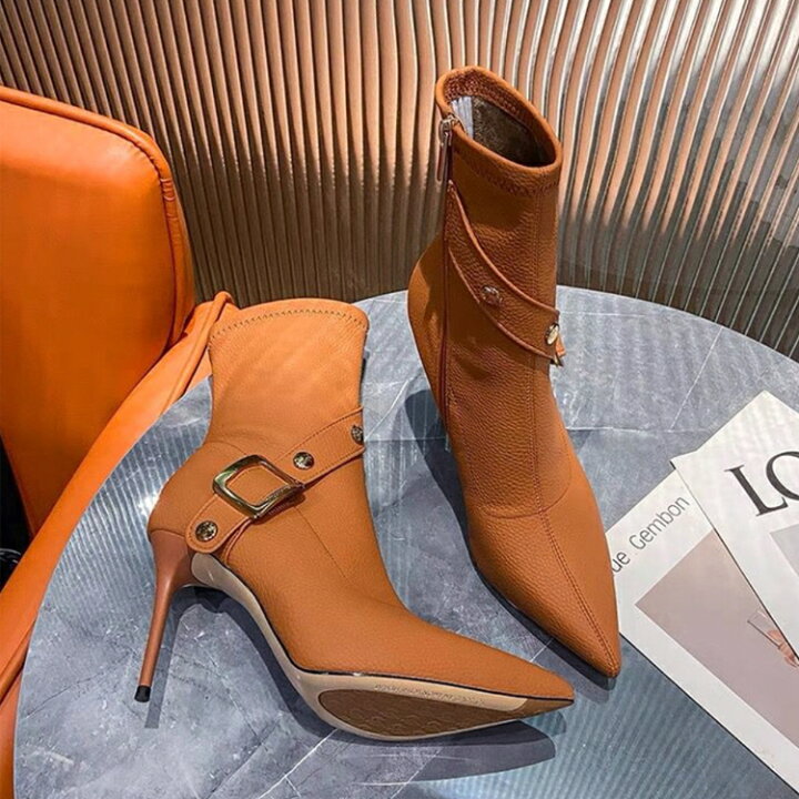 楽天市場】【クーポン利用で30％OFF】ブーツ レディース バックル 