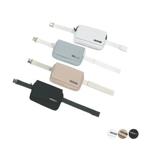 ゴルフ ポーチ レディース 韓国 ウエストポーチ ベルト付き 収納 無地 ベルト ボールケース 携帯 スマホ おおきめ 大容量 黒 白 ベージュ コーディネート おしゃれ カジュアル ゴルフ女子 大人 スポーツ テニス