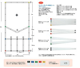 メーカー取り寄せ、受注後在庫の有無お返事いたします。BOC-I-MATケンコーボッチャ簡易コート