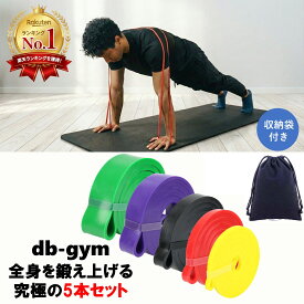 db-gym トレーニングチューブ 懸垂補助 ゴムチューブ トレーニングゴム トレーニング用チューブ トレーニングゴムチューブ トレーニングゴムバンド 筋トレゴムバンド 筋トレチューブ 宅トレ グッズ レジスタンスバンド エクササイズバンド チューブトレーニング ゴムバンド