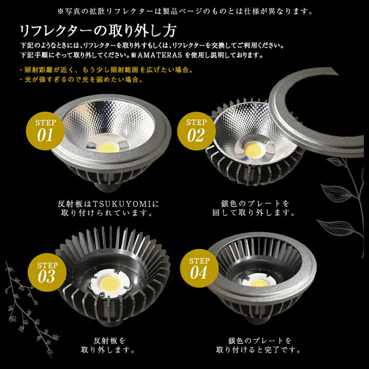 楽天市場】BARREL公式【拡散リフレクター RF-D-01】 AMATERAS-20W用 