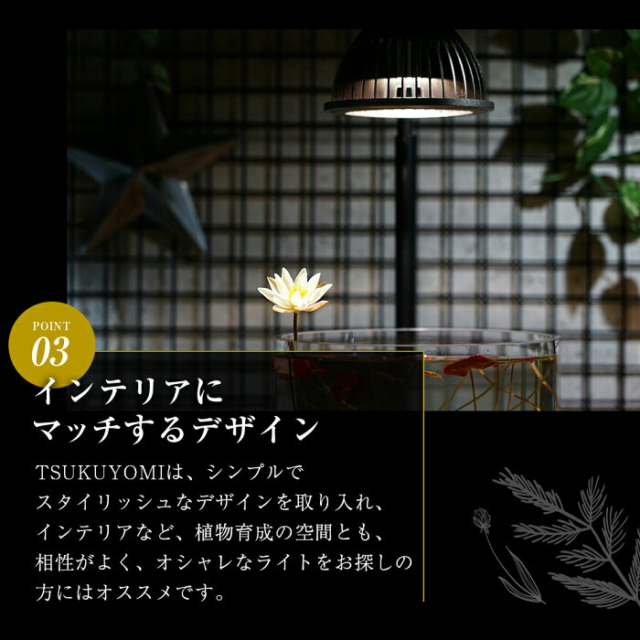 楽天市場 Tsukuyomi Led w 植物育成led 太陽光led アクアリウムled テラリウム 室内太陽光led ホワイトボディ Shopbarrel