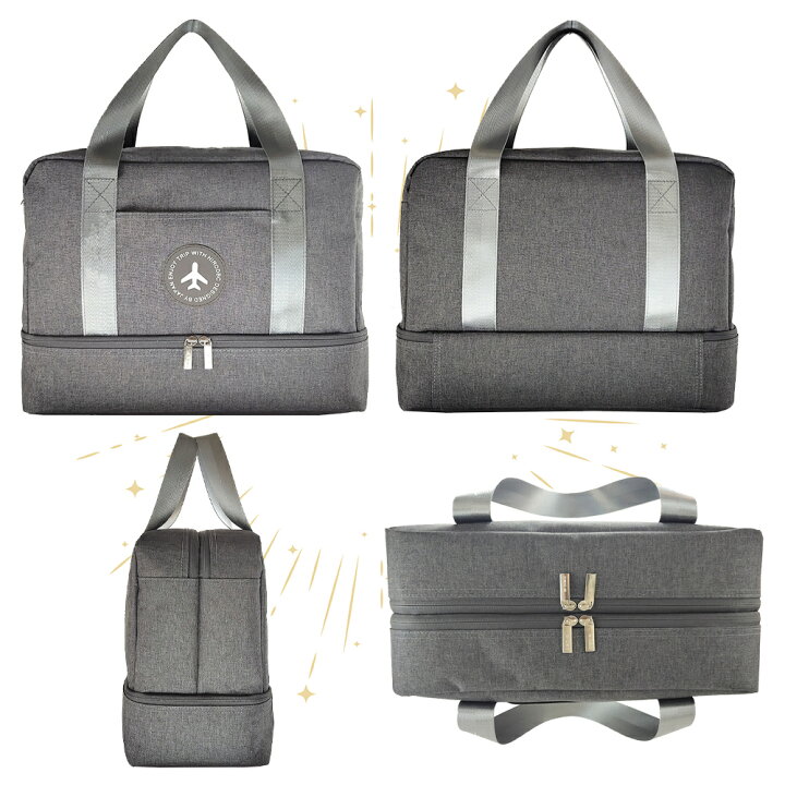 楽天市場 送料無料 ジムバッグ 送料無料 シューズ収納 ポケット バッグ メンズ レディース ボストン スポーツ スポーツバッグ ボストンバッグ ジム スポーツバック シューズ 靴 乾湿別収納 分割収納 便利 多機能バッグ 男女兼用 収納 介護 着替え 濡れた服 Dbc Luggage