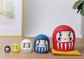 はりこーシカ だるま (5色　赤)《ギフト》《インテリア雑貨》（張り子）☆開運☆癒し☆お土産☆縁起☆