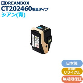 CT202460(増量タイプ) シアントナー 高品質リサイクル品 DocuPrint C3450d・C3450dII対応