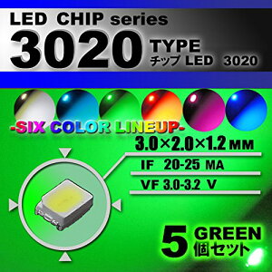 LED`bv i 3020 Type j O[ i 5set j GAR őւ@GARpl@[^[@XCb`@邢 Px ANZT[@hXAbv@green 