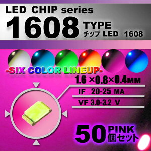 LED`bv i 1608 Type j sN i 50set j GAR őւ@GARpl@[^[@XCb`@邢 Px ANZT[@pink@hXAbv@F@1608
