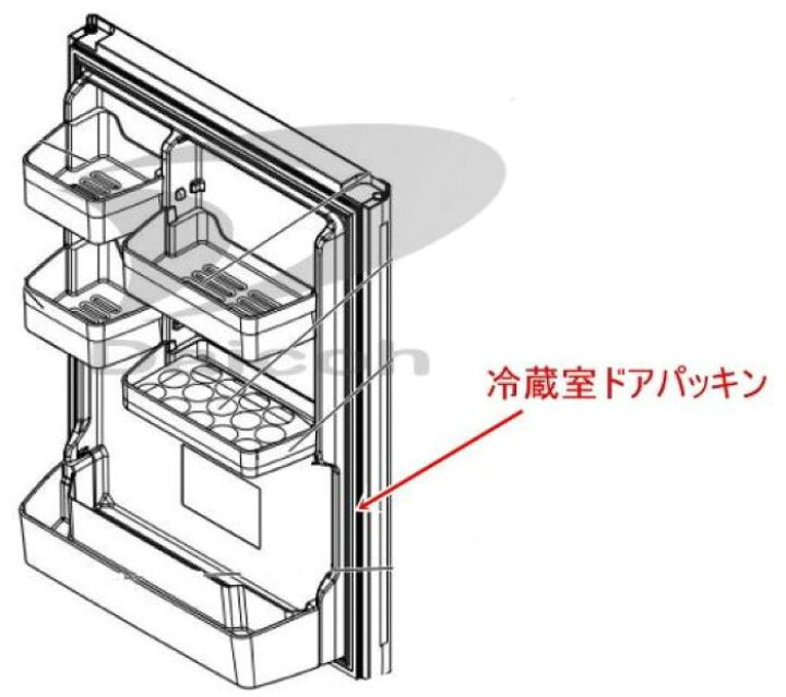 楽天市場】【純正品・新品】三菱 M20DH4110 冷蔵庫【MR-B46AL/MR-B46A 