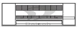 三菱 MAC-R03PM 天井カセット形ハウジングエアコンリニューアルパネル(板目)