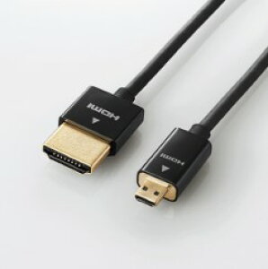 ELECOM@DGW-HD14SSU15BK@fWJpHDMIP[u/X[p[X/Ver.1.4/mini/1.5m/ubN
