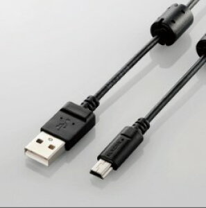 ELECOM@DGW-MF05BK@fWJpUSBP[u/miniB/tFCgRA/0.5m/ubN