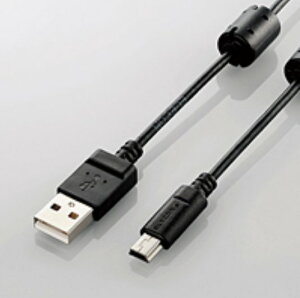 ELECOM@DGW-MF15BK@fWJpUSBP[u/miniB/tFCgRA/1.5m/ubN