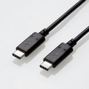ELECOM@U2C-CC5P15NBK@USB2.0P[u/C-C^Cv/Fؕi/USB Power DeliveryΉ/5Ao/1.5m/ubN