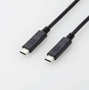 ELECOM@U2C-CC5P20NBK@USB2.0P[u/C-C^Cv/Fؕi/USB Power DeliveryΉ/5Ao/2.0m/ubN