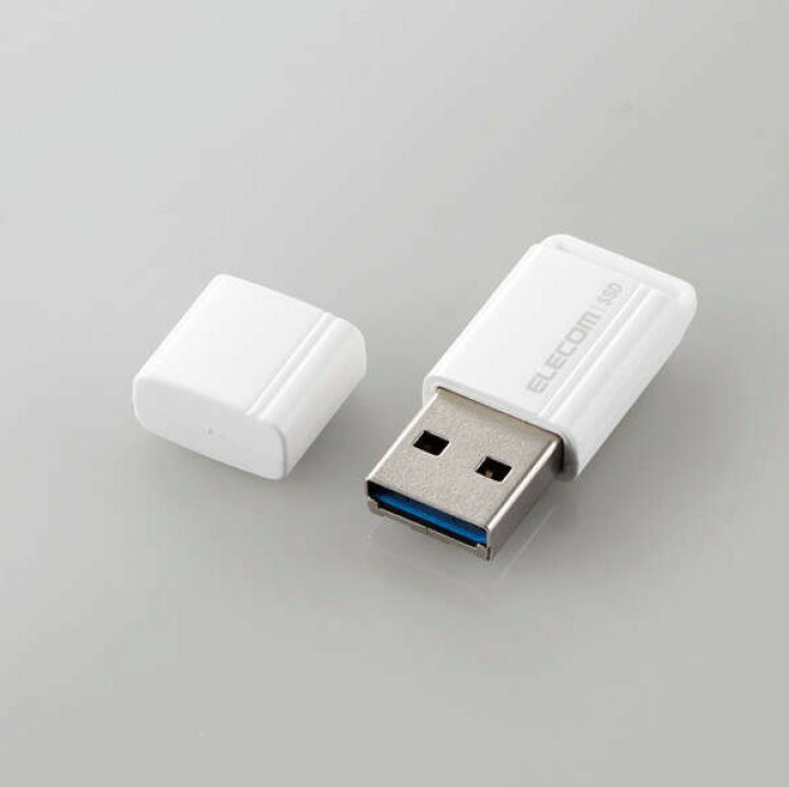 楽天市場】【純正品・新品】ELECOM ESD-EXS1000GWH 外付けSSD/1TB 