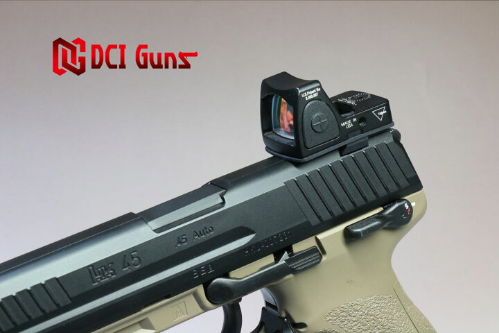 楽天市場】DCI Guns 東京マルイ HK45/HK45T GBB用RMRマウントV2.0 