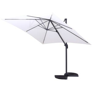 ハンギングパラソル 90段角度調節可能 アイボリー 38163 不二貿易 ガーデンパラソル 日よけ パラソル ベース別売り ガーデニング