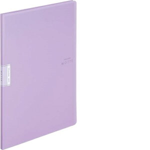 クリヤーブック MOTTE A4 20枚P 紫 ラーLM20V コクヨ