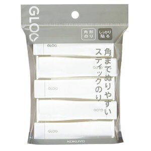 グルースティックのり しっかり貼るS5個 ターG301ー5P コクヨ