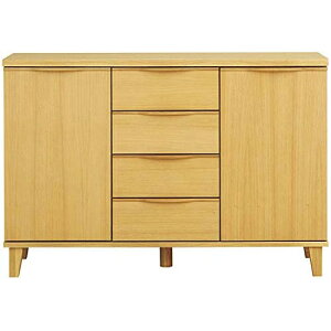 【組立・梱包回収】122 W1265 リビングボード YN ナチュラル 筑波産商