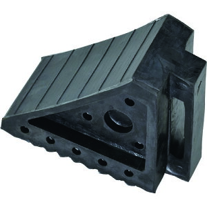 タイヤストッパー 乗用車用(2T車迄) 合成ゴム製 120001 緑十字