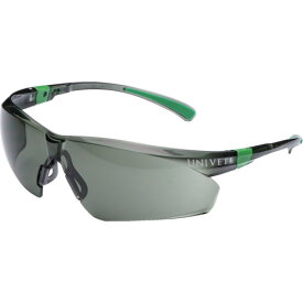 二眼型保護メガネ 506UP 黒xグリーン グレーレンズ 506U.04.04.05 ユニベット