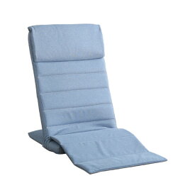 折りたたみスリム座椅子 【Olika-オリカ-】 SH-06-HSZ--BL ブルー ハイタイプ ブルー ハイタイプ ホームテイスト インテリア 座椅子 リクライニング 42段階 ギアチェンジ 折り畳み式 コンパクト おしゃれ 一人暮らし