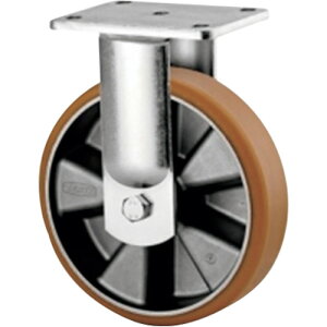 重荷重用高性能旋回キャスター DELTA (ウレタン車)φ125 固定 9688ITP125P60CONVEX テンテキャスター