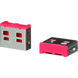 SMARTKEEPERシリーズ USB TYPE-A用 セキュリティブロック 赤 5個入 SKUSBAV パンドウイット