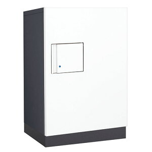 集合住宅用 宅配ボックス 機械式プッシュボタン錠 TBX-F1型 TBX-F1S-GW 本体:ダークグレー 扉:ホワイト H540 1ボックス ダイケン