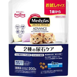2種の尿石ケア 1歳から フィッシュ味 200g メディファスアドバンス