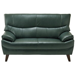 ハイバックソファ ハミルトン 本革仕様 背もたれ脱着式 250860 ダークブルー 2人掛け 関家具