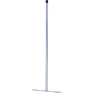 【2本セット】フェンス用支柱 プレート型 ※フェンス・パーツ別売り 56255 支柱120cm 不二貿易