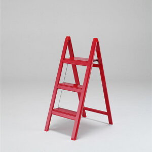 薄型踏台3段 レッド SS80RB 天板高さ800mm ALINCO