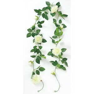 フェイクグリーン ガーランド バラ 75216 白 アーテック フェイクグリーン 観葉植物 造花 リアル インテリア 新生活 ギフト プレゼント お祝い 開業 開院 開店 新築 引越し 移転 おしゃれ 室内
