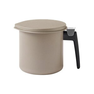 活性炭オイルポット800ml カートリッジ1個付 H-OP800 グレー アイリスオーヤマ オイル ポット 揚げ物 油こし 油ポット ろ過 エコ 再利用