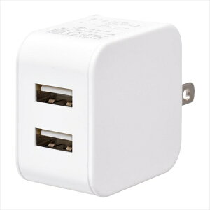 AC[d 12W Type-A×2 MAV-AUA12W-W AudioComm USB AC[d X}z RZg A_v^[ ^CvA I[d@ ohm }[d
