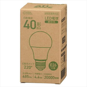 LEDd E26 40` F LDA4N-G AG56 OHM LEDd E26 F ohm ^Ή ȃGl@ ߓd I[d@