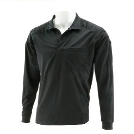 ショルダーキルトポロシャツ ロング ブラック 620111-BLK-M ブラック M SK11 ワークサポート 作業衣料 ポロシャツ Tシャツ
