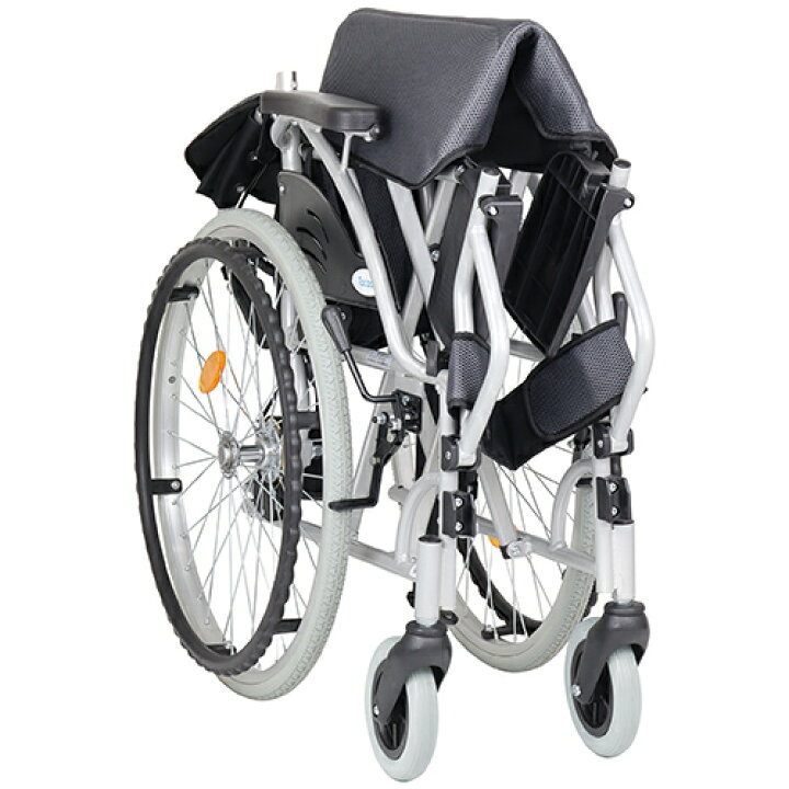 楽天市場】WHS07-GY テイコブ車いす標準型(自走式) WHS07-GY Tacaof 