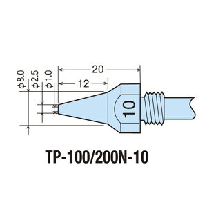 替えこて先 TP-100N-10 交換部品 グット 作業工具 goot はんだ ハンダ 半田ゴテ 半田鏝