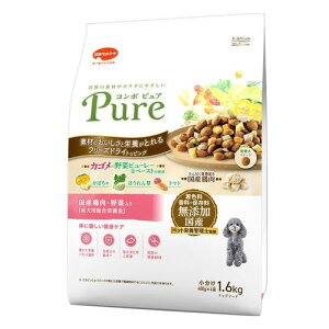 コンボピュア ドッグ 国産鶏肉・野菜入り 1.6kg 日本ペットフード 犬 主食 栄養 健康 食事 ごはん 野菜 フリーズドライ 無添加 無着色 無香料