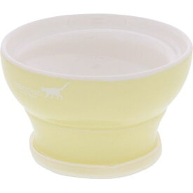 necoco 愛猫が食べやすい脚付き食器 ドライフード向き PETIO用品 猫 食器 陶器食器