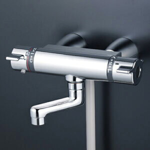 サーモスタット式シャワー・スカートソケット仕様(80mmパイプ付) KF800TGN KVK 水栓 水道用品 浴室用品 住宅設備 サーモスタット シャワー