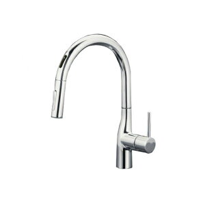 流し台用シングルレバーシャワー付混合栓(センサー付) KM6071DECHS KVK 水栓 水道用品 浴室用品 住宅設備 シングルシャワー 混合栓