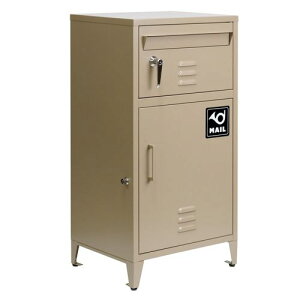 【horn/ホルン】 ポスト一体型宅配ボックス ”No.01” 住まいスタイル 宅配ボックス 宅配BOX ポスト 一体型 おしゃれ 置き配 ポスト付き 郵便受け 郵便 一戸建て 屋外 防水 大容量 鍵付き スチー