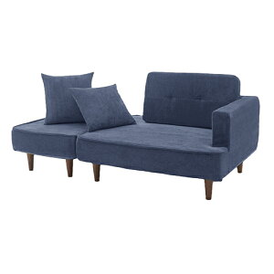 コンパクト カウチ ソファ「NAP」 A969p-685NV ネイビー ヴィンテージ セルタン 二人掛け ソファー 背もたれ ポケットコイル おしゃれ 2人用 一人暮らし 一人掛け ワンルーム