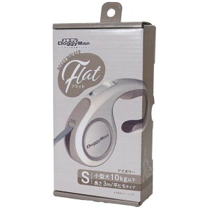 ドギーウォーカー フラット S アイボリー ドギーウォーカー 犬 伸縮リード お散歩