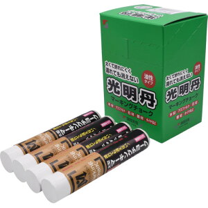 光明丹マーキングチョーク 12本箱売 白色 S30001 祥碩堂 測量用品 建築用筆記具